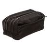 Image 8 : Prada Black Nylon Leather Cosmetic Pouch Toiletry Case