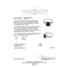 Image 5 : 2.59 ctw Sapphire and Diamond Ring - 18KT White Gold