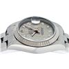 Image 4 : Rolex Ladies Stainless Steel Slate Grey Jubilee Diamond Quickset Datejust Wristw