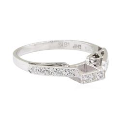 0.20 ctw Diamond Ring - Platinum and 18KT White Gold