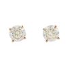 Image 1 : 1.08 ctw Diamond Stud Earrings - 14KT Rose Gold