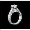 Image 3 : 3.04 ctw Diamond Ring - 18KT White Gold