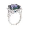 Image 4 : 16.46 ctw Tanzanite and Diamond Ring - Platinum