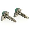Image 4 : Sterling Silver Malachite & Lapis Swivel Cuff Links