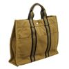Image 1 : Hermes Green Blue Canvas Sac Fourre MM Tote Bag