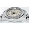 Image 6 : Rolex Ladies Stainless Steel Silver Index 26MM Quickset Datejust Wristwatch