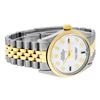 Image 3 : Rolex Mens 2 Tone 14K MOP Diamond 36MM Datejust Wristwatch