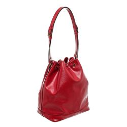 Louis Vuitton Red Epi Leather Noe GM Drawstring Shoulder Bag