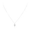 Image 2 : 0.25 ctw Diamond "Ever Us" Pendant with Chain - 14KT White Gold