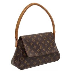 Louis Vuitton Monogram Canvas Leather Mini Looping Bag