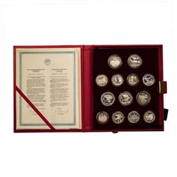 1980 Russia Olympic 28 Coin Roubles Coin Set w/Box & COA