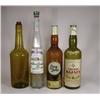 Image 1 : Selection of four back bar display bottles