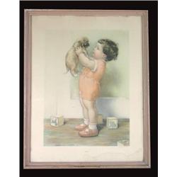 Early print entitled Mine