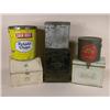 Image 1 : Six miscellaneious store tins