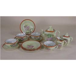 Japanese child's china tea set
