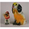 Image 1 : Two chalkware carnival prizes