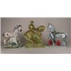 Image 1 : Three chalkware carnival figural prizes