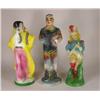 Image 1 : Three chalkware carnival prizes