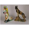 Image 1 : Two chalkware carnival prizes
