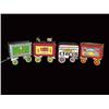 Image 1 : Four circus wagons