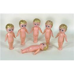 Six carnival Kewpie dolls