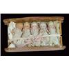 Image 1 : Five bisque quintuplets in original cradle