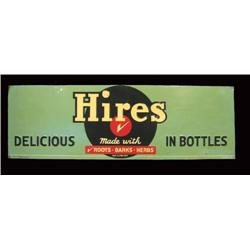 Hires Embossed Tin Sign