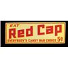 Image 2 : The New Red Cap Embossed Tin Sign