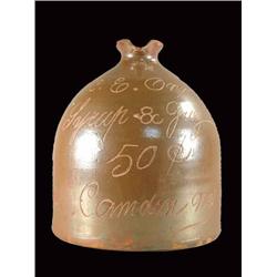 C.E. Ogg Stoneware Syrup Jug