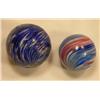 Image 1 : Two End of Day marbles