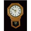 Image 1 : Oak framed Schoolhouse clock