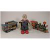 Image 1 : Three toys including train engine