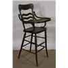 Image 1 : Child's high chair w/folding tray
