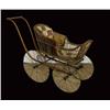 Image 1 : Wicker doll buggy, wire wheels