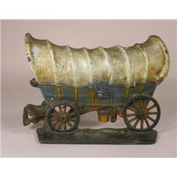Cast iron Covered Wagon door stop