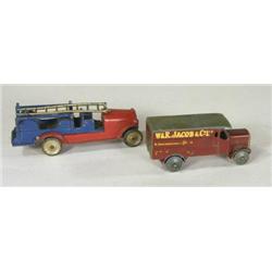 1928 Lesney Delivery truck and Tootsie