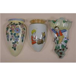 Three Japanese wall pockets, Orphan