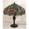 Image 1 : Reproduction Dragonfly Tiffany type Lamp