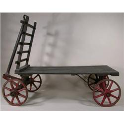 Rare childs pull toy hay wagon