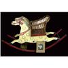 Image 1 : Rocking horse w/wicker seat
