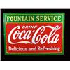 Image 1 : Porcelain Coca Cola Fountain sign