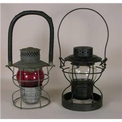 Two Railroad lanterns