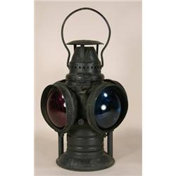 Early Adlake 4 way signal lantern