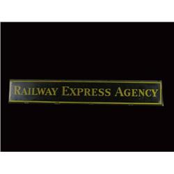Railway Express Agency porcelain sign