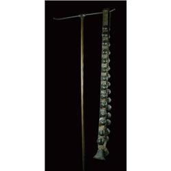 Thirty graduated brass sleigh bells