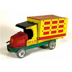 Marx Boy & Co. tin toy delivery truck