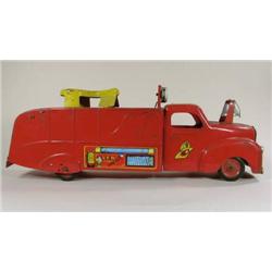 Marx V.F.D. rider fire truck