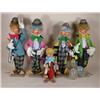 Image 1 : Five wire construction clown figures