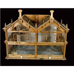 Double cathedral style birdcage