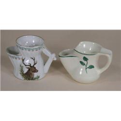 Two shaving mugs
